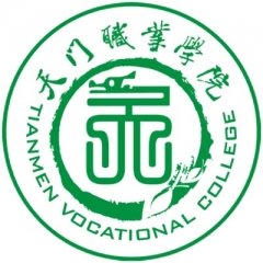 天门职业学院logo