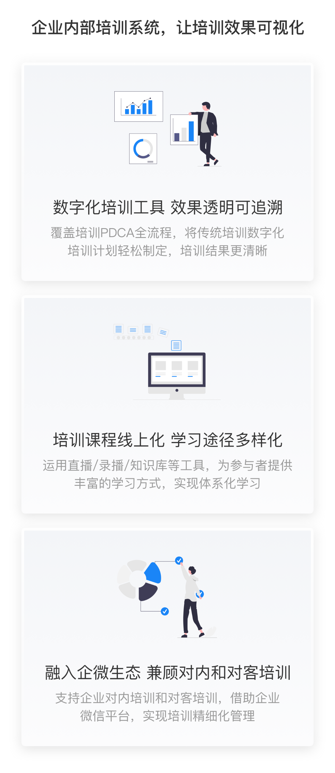 企业内部培训系统，让培训效果可视化